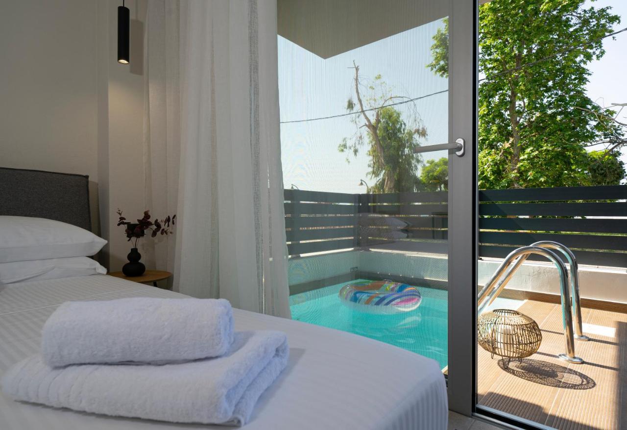 Aelia Seaside Luxury Suites ني كارفالي المظهر الخارجي الصورة